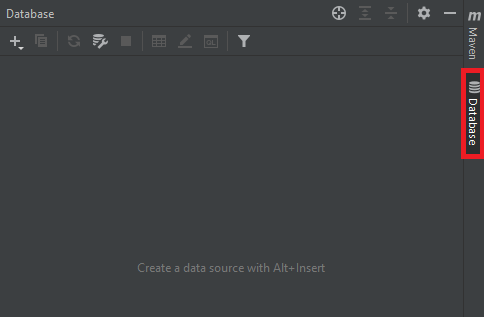 intellij database