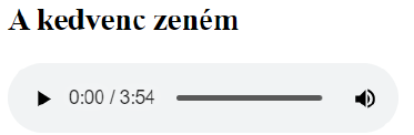 A kód kimenete